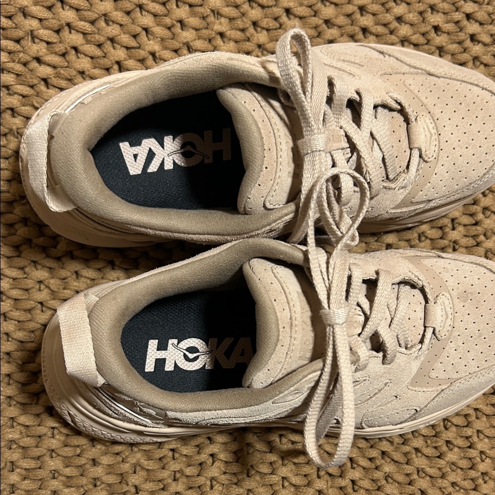 Hoka Women's Beige Sneakers - Picture 2 of 6